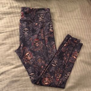 CVG Skull and Pirate Leggings - Full Length.